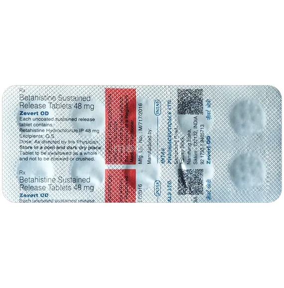 zevert od 48mg tablet 10's